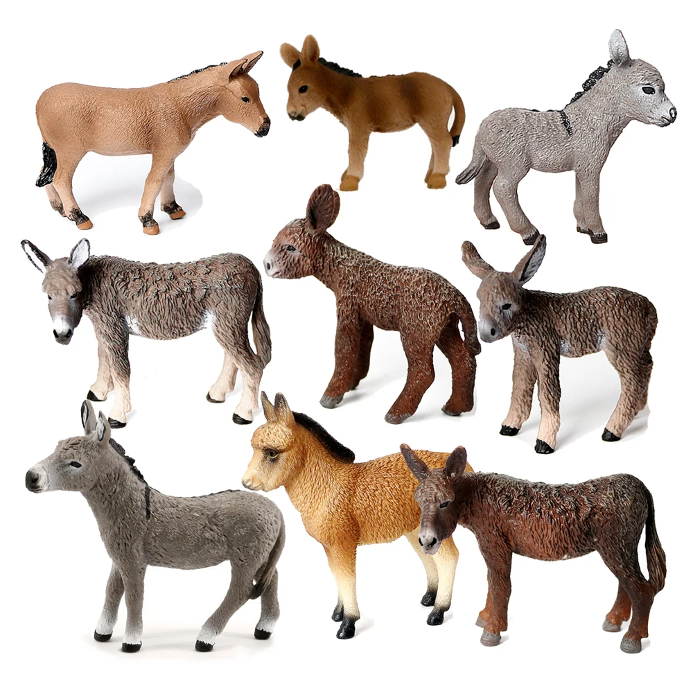 Woodworking Horse - Модель осла, игрушки, фигурки животных, фигурки