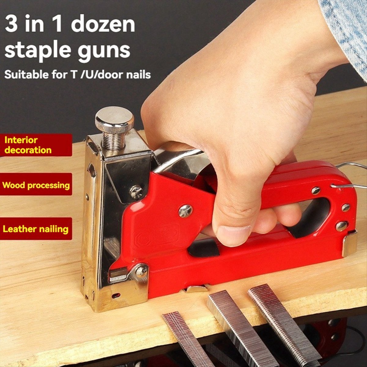 Ручной степлер N82R для гвозде – обзор и цена Woodworking Tool