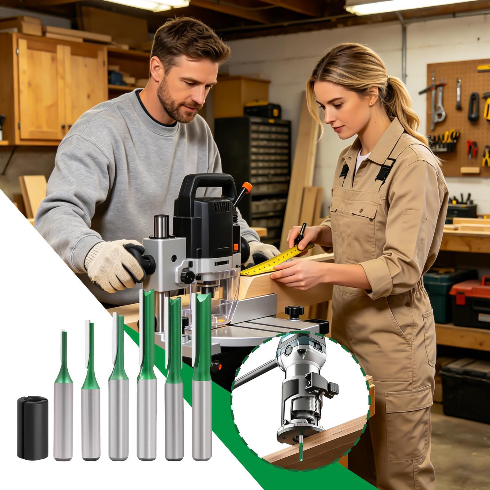 Фреза прямая с хвостовиком 8 м – обзор и цена Woodworking Groove