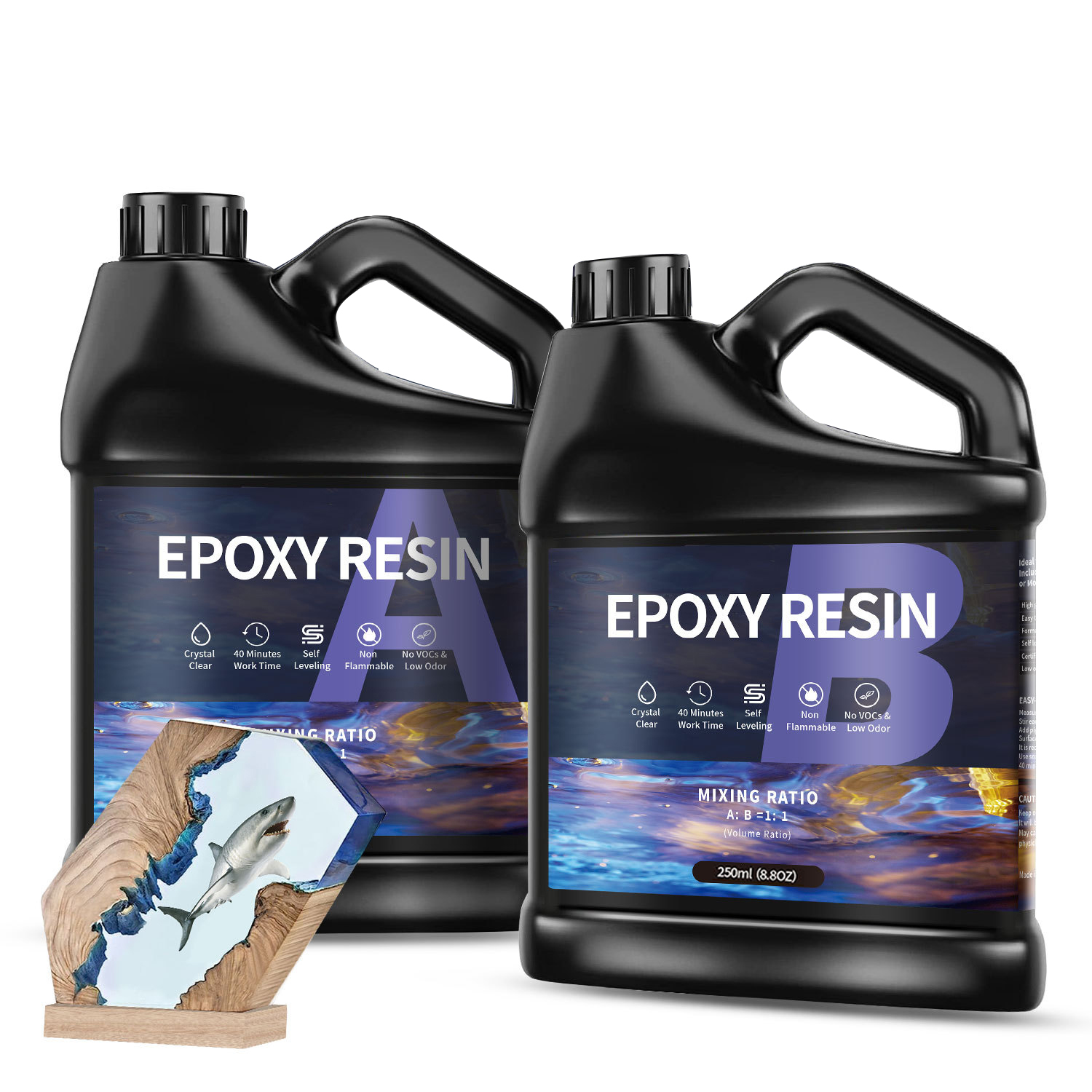 500 г/1000 г AB клей для эпокс – обзор и цена Woodworking Resin